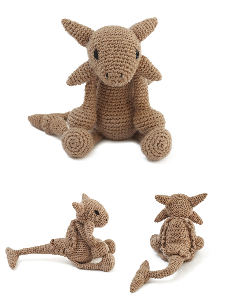 toft ed's animal anthony the ankylosaurus amigurumi crochet